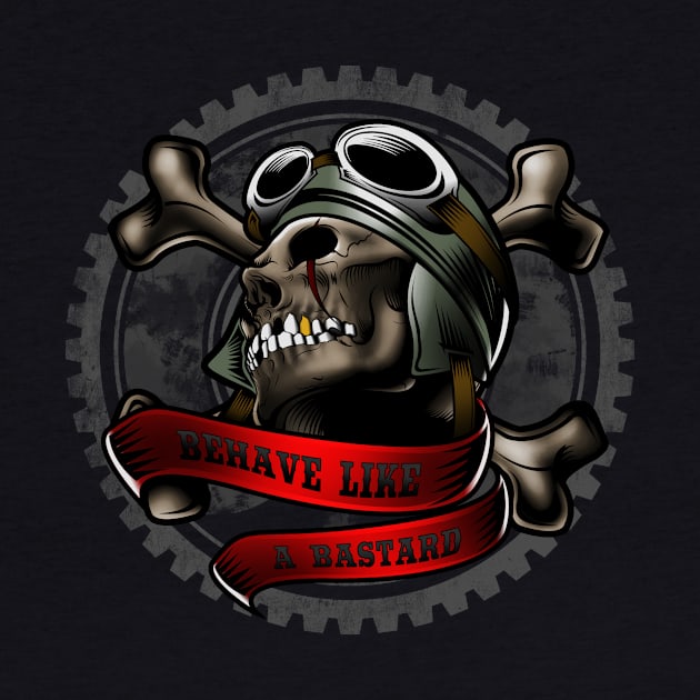 Bastard bikers t-shirt by KANDIM'S Studio